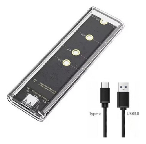 Case Gabinete Disco Duro Ssd M.2 Nvme Ngffssd Tipoc Usb 3.1