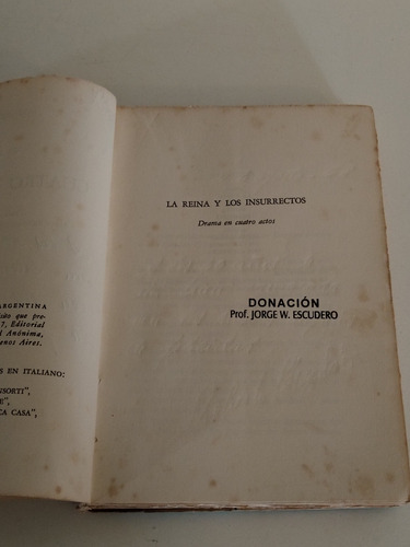 Libro La Reina Y Los Insurrectos. (sin Tapa) 