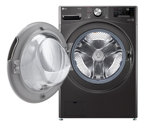Lava E Seca LG Smart Thinq Com Wi-fi 18kg Black Inox 220v