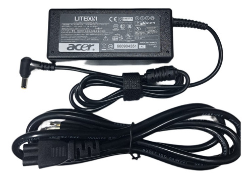 Cargador Para Acer Aspire 19v 3.42a 65w Punta 5.5 X 1.7 Mm