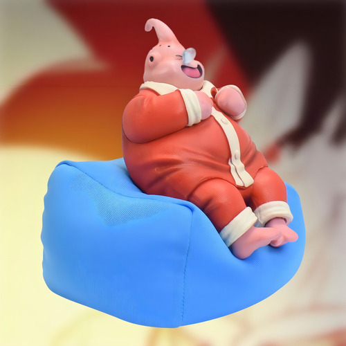 Figura de acción Dragon Ball Majin Boo Puff Sofá Sleep Go Series