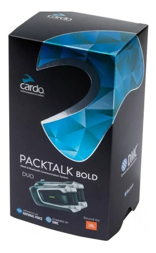 Intercomunicador Cardo Packtalk Bold Jbl Duo Duas Peças Par