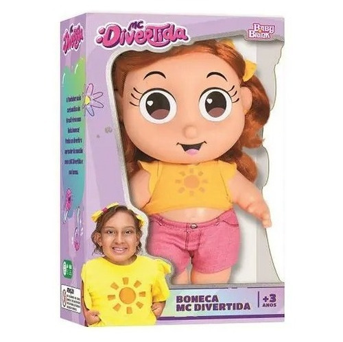 Mc Divertida Boneca Maria Clara Youtuber Brinquedo Original