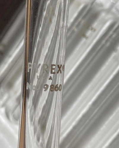 Lote De 20 Tubos De Ensayo 9860 Pyrex De Borosilicato