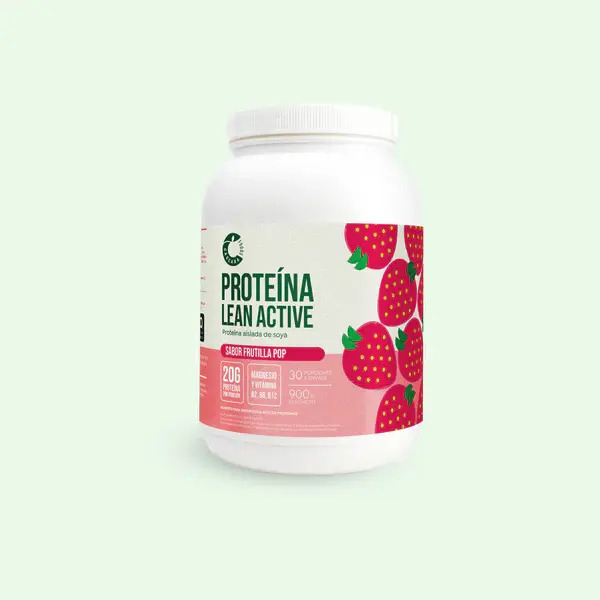 Proteína Lean Active Cáscara Foods 900g Sabor Frutilla Frutilla