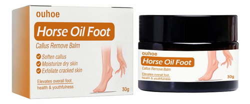 La Crema Para El Cuidado De Los Pies Con Aceite De Caballo E