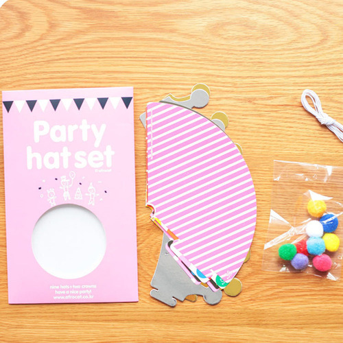 11 Peças De Chapéus De Festa De Aniversário Com Pompons Para