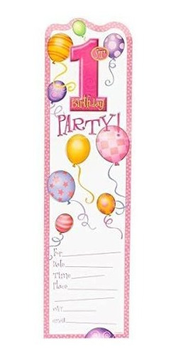 Imagen 2 de 2 de Chica 1st Kit De Decoracion De Cumpleaños, Multicolor
