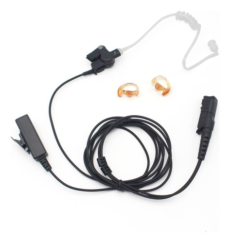 Goodqbuy 2 Cables De Radio De Vigilancia Bidireccional Auric