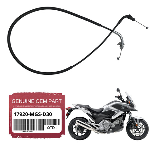 Cabo Acelerador B Nc 700 X Xa 2012 A 15 Nc 750 X 2015