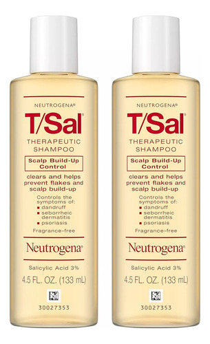 Kit 2 Neutrogena T/sal Shampoo Caspa Psoríase Dermatite