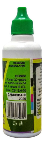 Extracto De Boldo Orgánico En Gotas 55ml (2 Piezas)