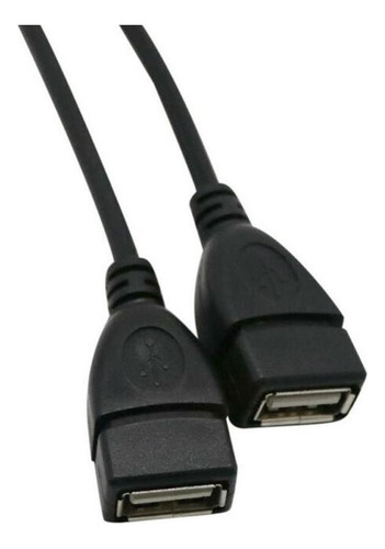 . Adaptador Usb 2.0 Y Macho Para 2 Conectores Fêmea