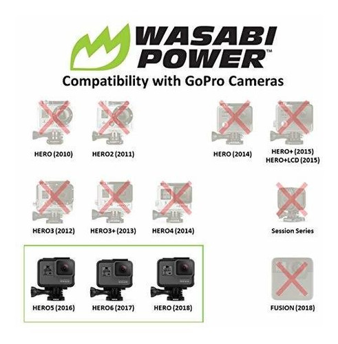 Imagen 2 de 6 de Bateria Para Gopro Hero 8 Black 7 6 5 Negro