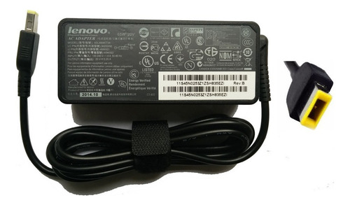 Cargador Para Lenovo T470 T440 G50 S1 X240 Thinkpad E570 65w Negro