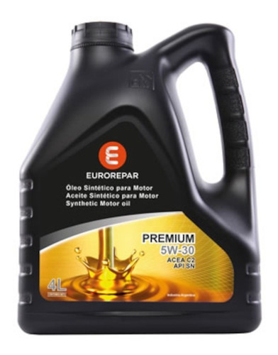Aceite Eurorepar Sintetico 5w30 Bidon 4 Litros
