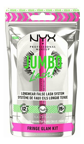 Nyx Professional Makeup, Jumbo Lash Fringe Galm Kit,