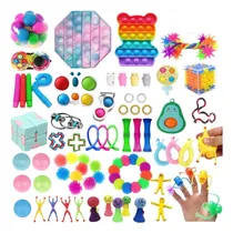 Comprar Para  70 Piezas Fidget Push Pop It Juguetes Sensoriales