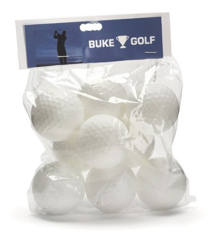 Pelotas De Practica Indoor Simil Golf, Lisa Poco Vuelo. X 9