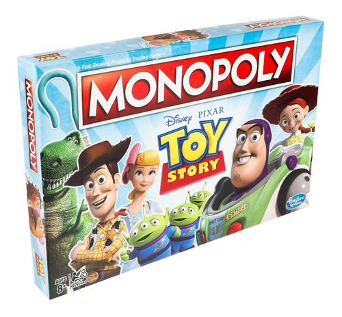 Juego Monopolio Toy Story Disney Pixar Original Hasbro  8 +