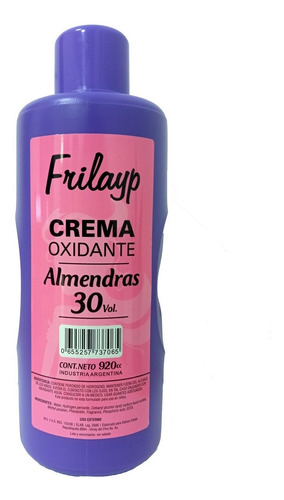 Frilayp Crema Oxidante Almendras 30 Vol Coloracion X 920