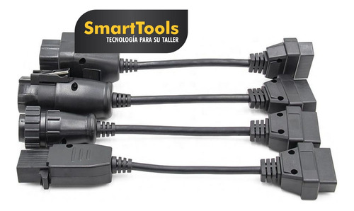 Imagen 5 de 6 de Kit 8 Cables Adaptadores Obd2 Para Camion Delphi / Launch