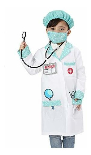 Arañas  Wizland Child Role Play Disfraces, Doctor Dress Up 