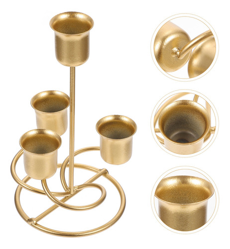 Adhesivos Exquisitos Candelabros Con Soporte De Hierro
