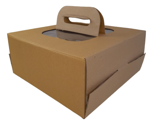 Caja Torta Paris Kr Carton Visor Manija 32x32x14