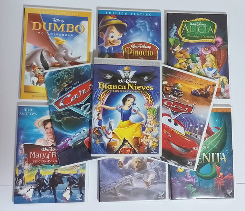 Dvd Disney- Varias- Originales- Películas- Impecables