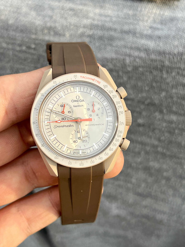 Reloj Omega X Swatch Lunar Moonwatch Chronograph Saturno