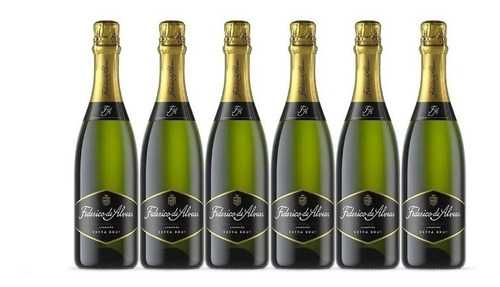 Champagne Espumante Federico Alvear Extra Brut Caja X6 750cc