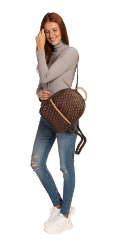 Imagen 4 de 7 de Backpack Hpc Polo Estampada Monograma