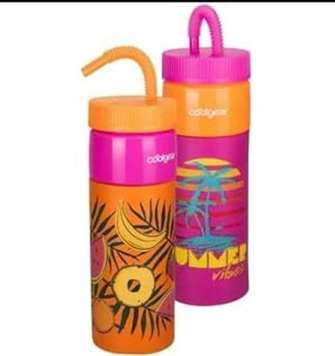 Cool Gear Coolgear Retro Hydration Botella Reutilizable Para