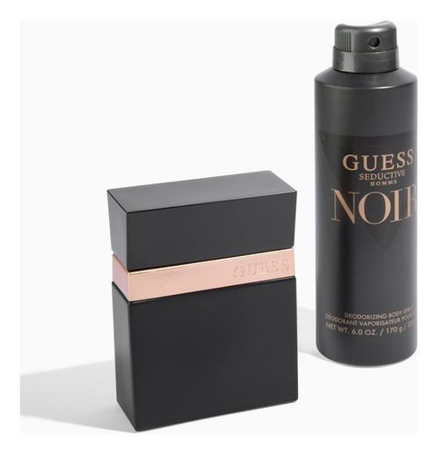 Set Guess Seductive Homme Noir 50ml Edt 2pzas