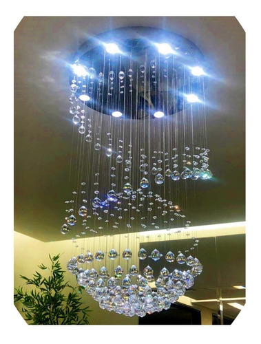 Lustre Cristal Legítimo Globo Base 60 Cm Direto Da Fabrica