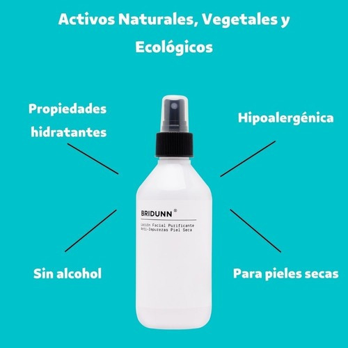 Loción Facial Purificante Piel Seca Tónico Antiacné Mirra