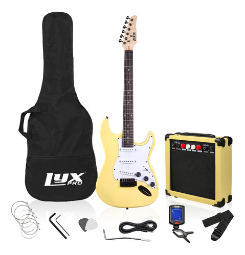 Lyxpro Kit De Guitarra Eléctrica De 39 Pulgadas Con Amplif.