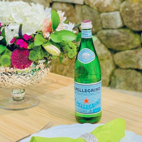 Água Mineral Natural Com Gás S. Pellegrino 750ml