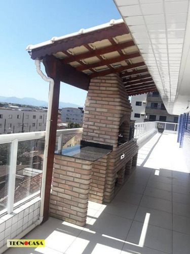 Excelente Apartamento Com 02 Dormitórios Para Venda Com 92 M² No Bairro Vila Tupi Em Praia Grande/sp. - Ap6473