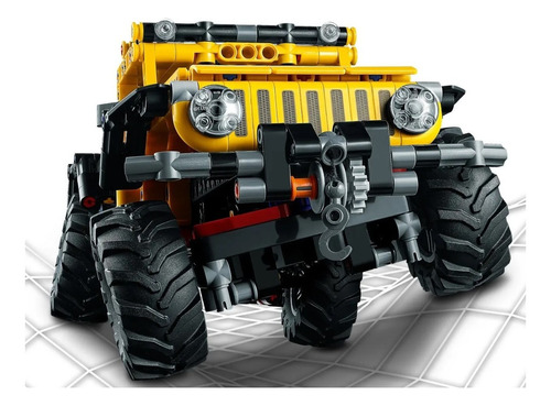 Imagen 6 de 6 de Bloques para armar Lego Technic Jeep Wrangler 42122 665 piezas en caja