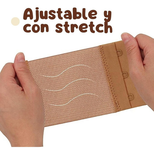 Pack X3 Extensores Para Sostén De Mujer (3 Broches) De Ideal