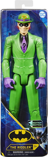 Muñeco Figura Riddler Acertijo 30cm Batman Originales Dc 