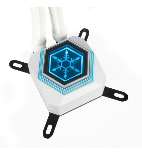 Imagen 3 de 10 de Cpu Watercooling Silverstone Pf240-argb-v2 240mm Blanco !