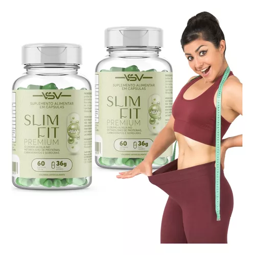 Kit 2 Slim Fit Emagrecedor Acelera Metabolismo Secar Rápido