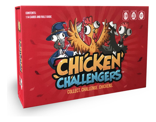 Chicken Challengers - Un Juego De Cartas De Fiesta De Famili