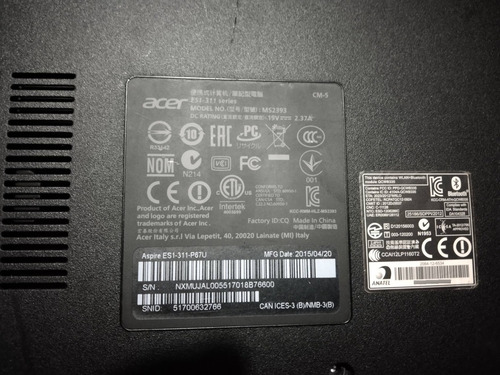 Notebook Acer Aspire E1-532-442-v5we2 Desarme O Completa (Usado)