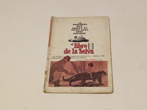 Revista El Libro De La Selva. Walt Disney