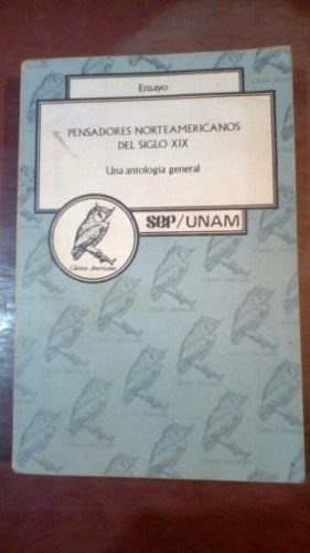 Libro Pensadores Norteamericanos Del Siglo Xix