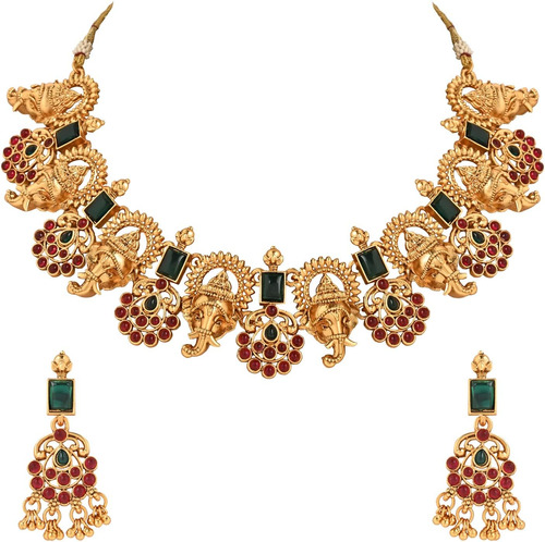 I Jewels 18k Gold Plated Indian Wedding Bollywood Style C...